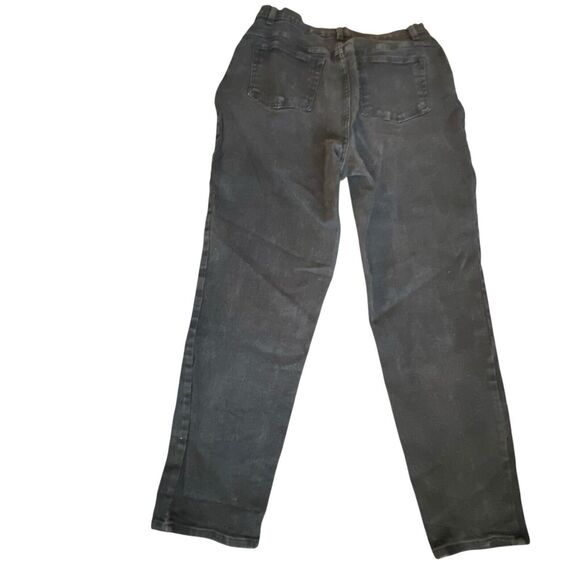 JMS Just My Size Stretch Black Denim Jeans Straight Leg Women's Plus Size 18W - Picture 3 of 10